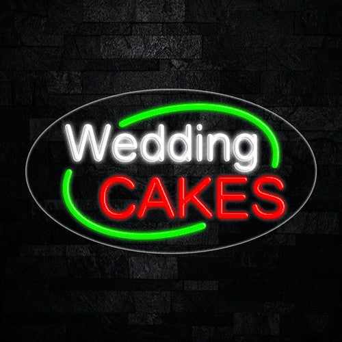 Wedding Cakes Flex-Led Sign