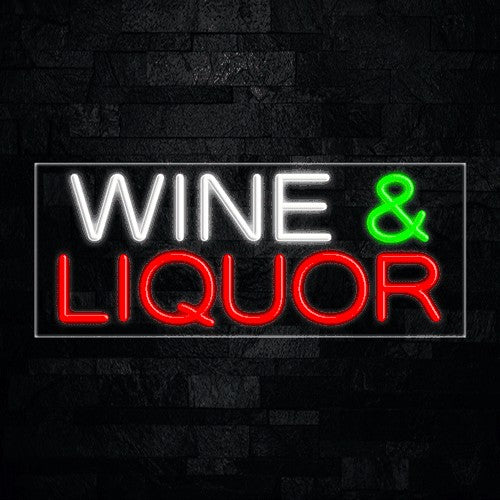 Wine & Liquor Flex-Led Sign