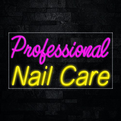 Professional Nail Care Flex-Led Sign