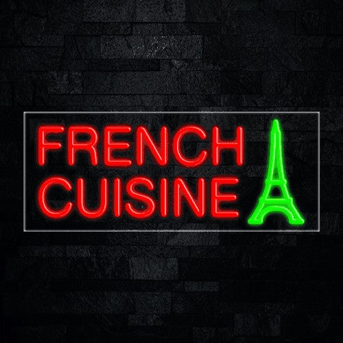 French Cuisine, Logo Flex-Led Sign