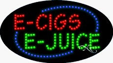 E Cigs E Juice LED Sign