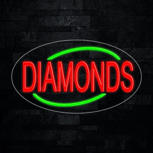Diamonds Flex-Led Sign