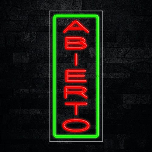 Abierto Flex-Led Sign