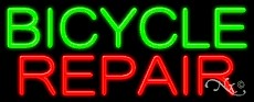 Bicycle Repair Business Neon Sign