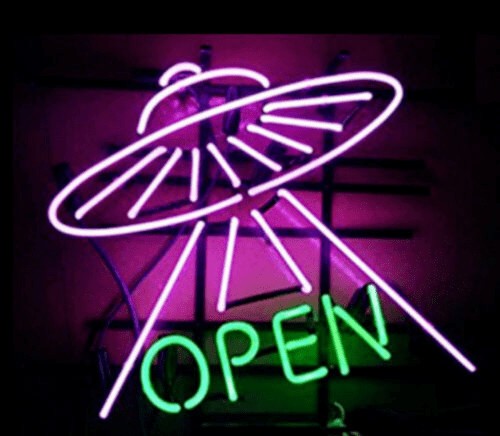 Ovni Open Neon Sign