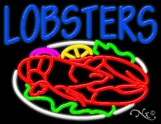 Lobsters Business Neon Sign