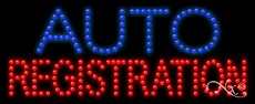 Auto Registration LED Sign