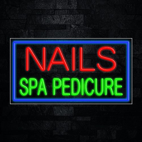 Nails Spa Pedicure Flex-Led Sign
