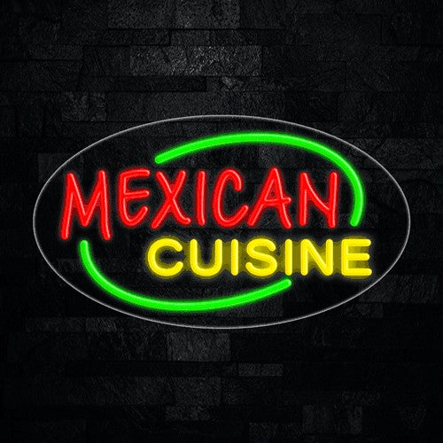 Mexican Cuisine Flex-Led Sign