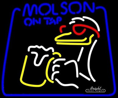 Molson On Tap Neon Sign