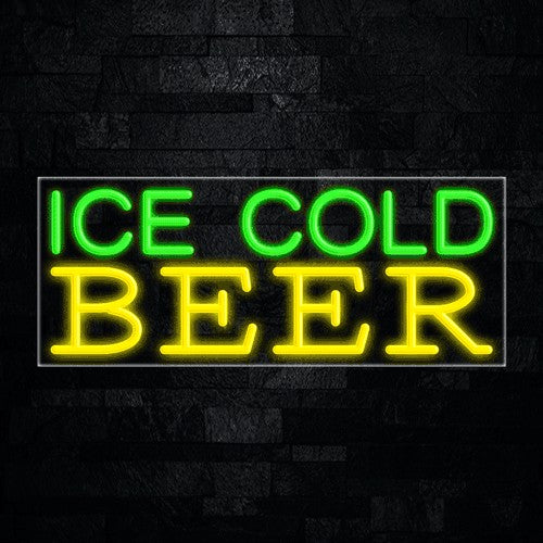 Ice Cold Beer Flex-Led Sign