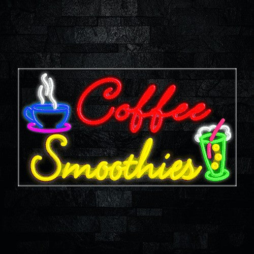 Coffee Smoothies Flex-Led Sign