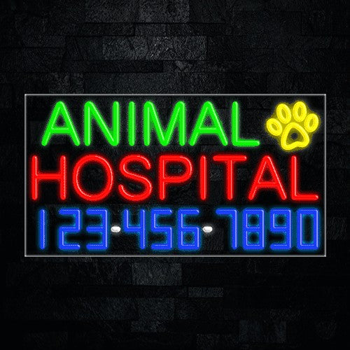 Animal Hospital Flex-Led Sign