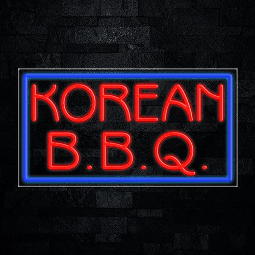 Korean BBQ Flex-Led Sign
