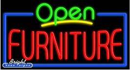 Furniture Open Neon Sign