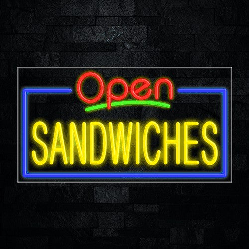 Sandwiches Flex-Led Sign
