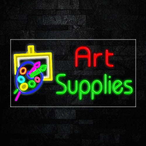 Art Supplies Flex-Led Sign