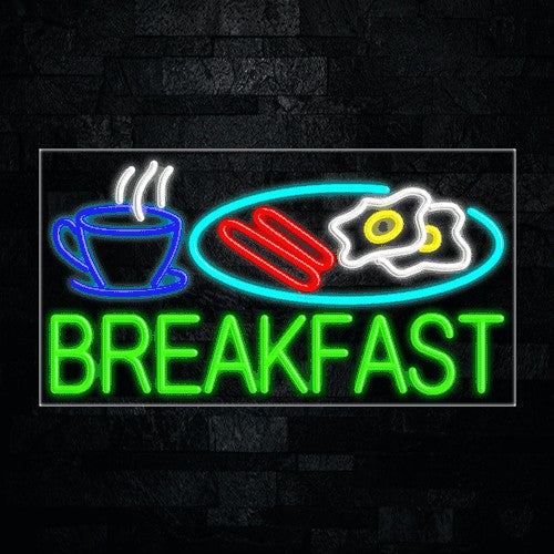 Breakfast Flex-Led Sign
