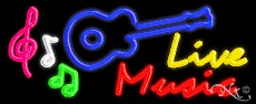 Live Music Business Neon Sign