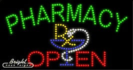 Pharmacy Open LED Sign