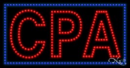 CPA LED Sign