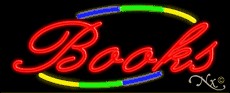 Books Business Neon Sign