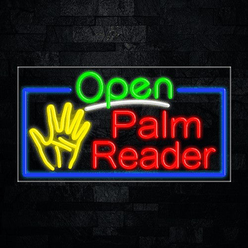 Palm Reader Flex-Led Sign