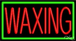 Waxing Business Neon Sign
