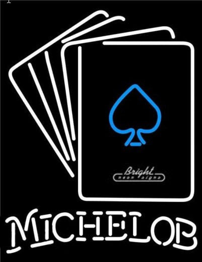 Michelob Cards Neon Sign