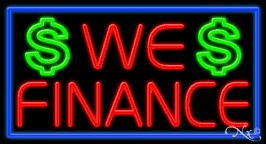 We Finance Business Neon Sign