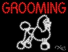 Grooming LED Sign