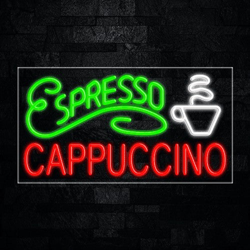Espresso Cappuccino Flex-Led Sign