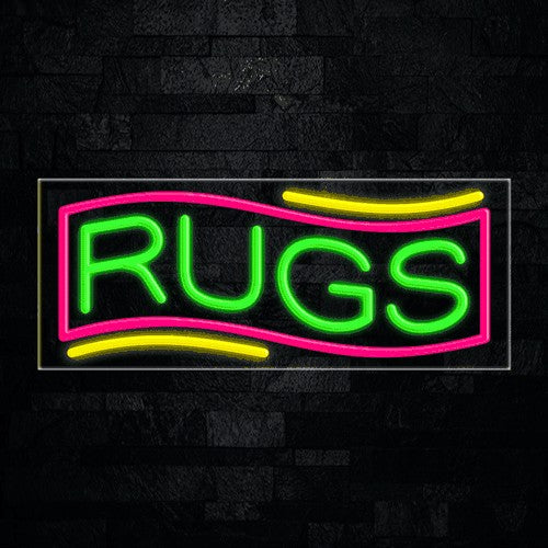 Signage For Rugs In Store Rugs Flex-Led Sign only $305.00 - Floor & Carpet Flex-led Signs ...