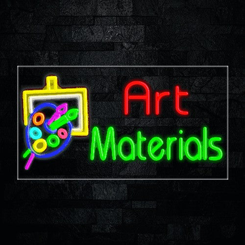 Art Materials Flex-Led Sign