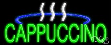 Cappuccino Logo Neon Sign
