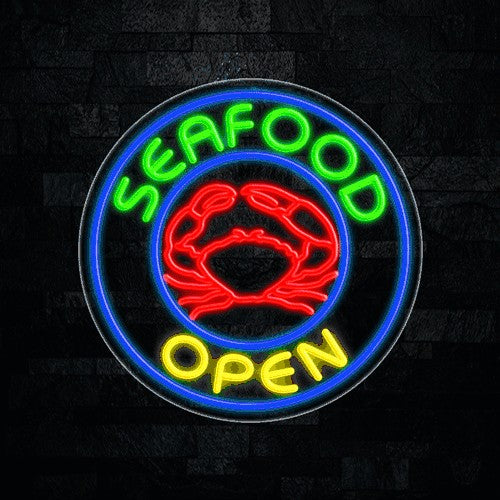 Seafood Flex-Led Sign