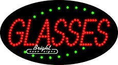 Glasses LED Sign