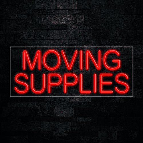 Moving Supplies Flex-Led Sign