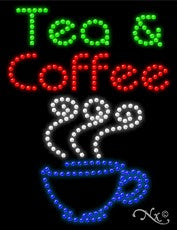 Tea & Coffee LED Sign