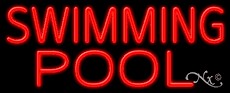 Swimming Pool Business Neon Sign