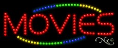 Movies LED Sign
