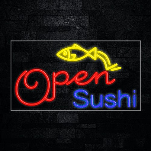 Open Sushi Flex-Led Sign