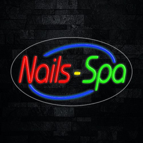 Nails & Spa Flex-Led Sign