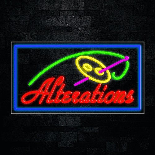 Alterations Flex-Led Sign