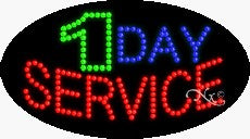 1 Day Service LED Sign
