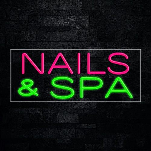 Nails & Spa Flex-Led Sign