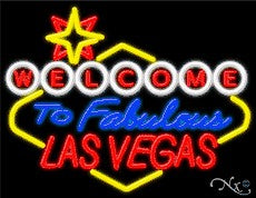 Welcome to Fabulous Las Vegas Business Neon Sign