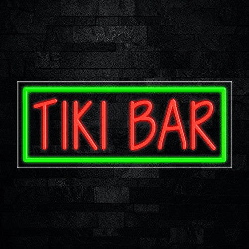 Tiki Bar Flex-Led Sign