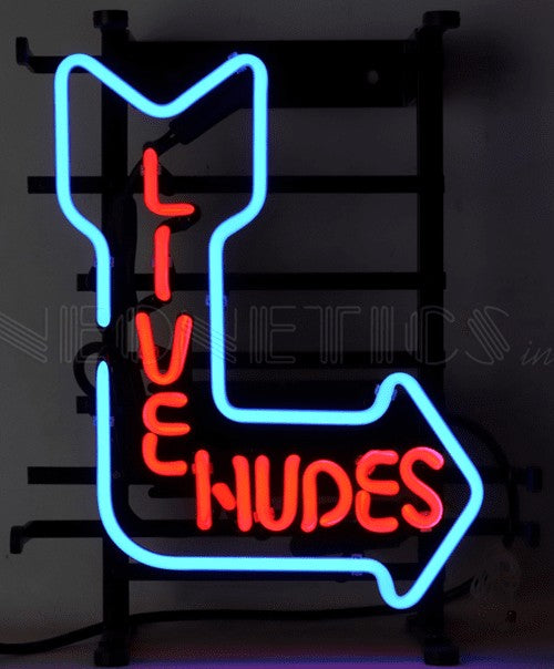 Live Nudes Junior Neon Sign