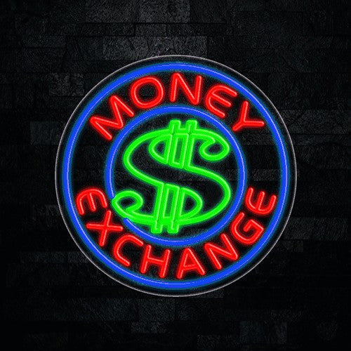Money Exchange Flex-Led Sign